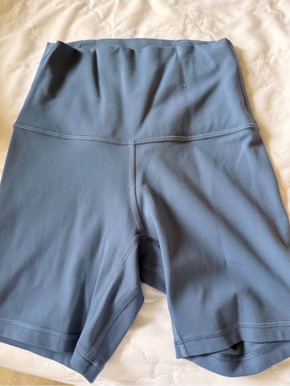 lululemon athletica High-Rise Bike Shorts in Slate Blue
